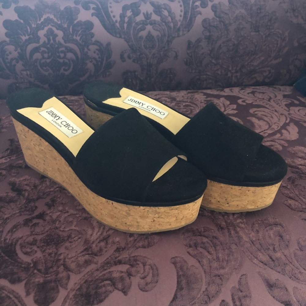BRand new jimmy choo cork slides